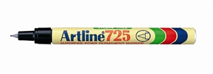 Artline Marker 725 Superfine 0.4 zwart